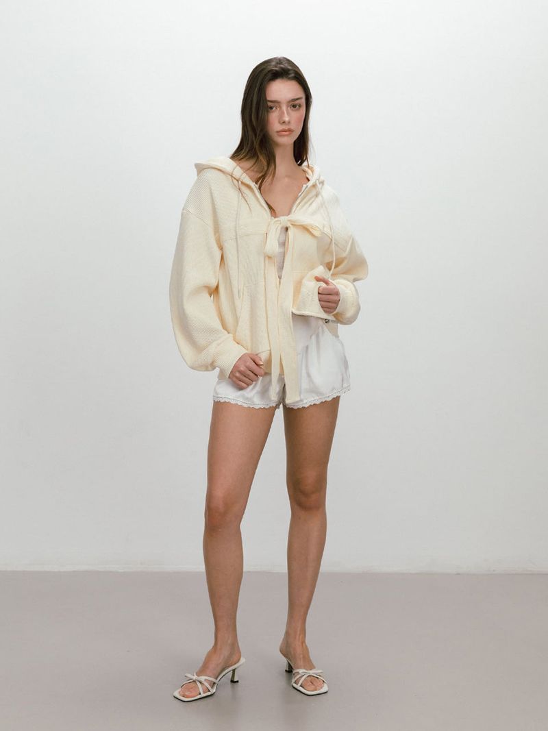 MOIFAIRE（モイフェア）の「SATIN LACE SHORTS / IVORY（Pants）」