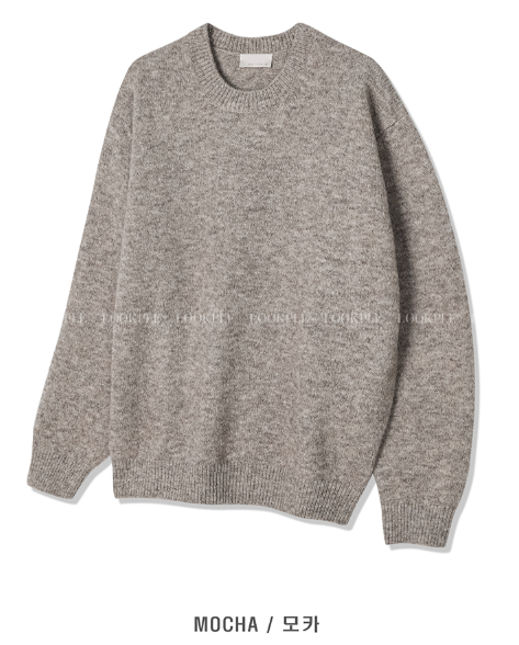nade Alpaca Overfit Wool Round Knit