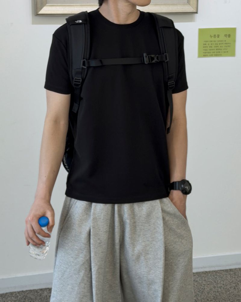 JIIGEUM（ジグム）の「Core Lip Muscle Fit Short Sleeve Tee（Tops）」