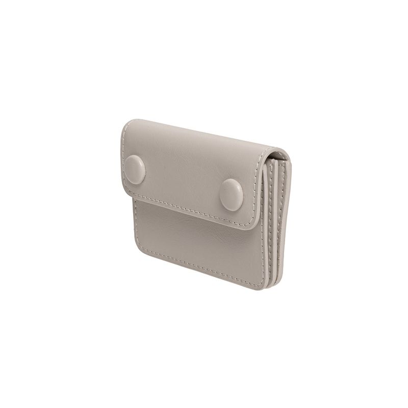 DOT Accordion Coin & Card Wallets warm gray