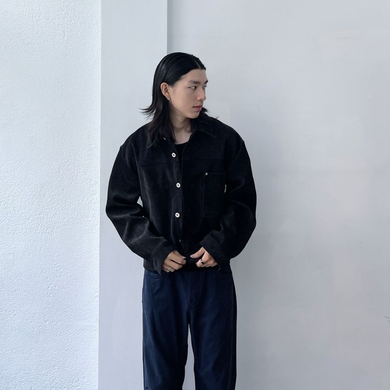 Black Fade Denim Jacket