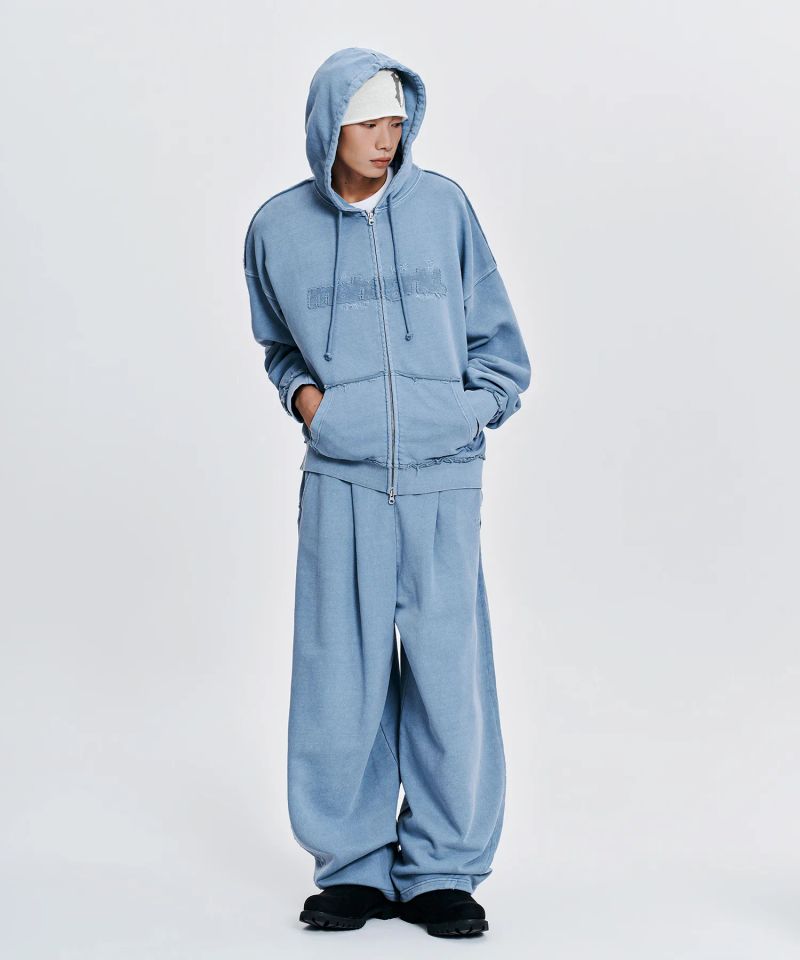BASIC LOGO PIGMENT SWEAT PANTS_BLUE