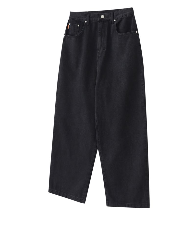 BLACK LOOSE FIT JEANS