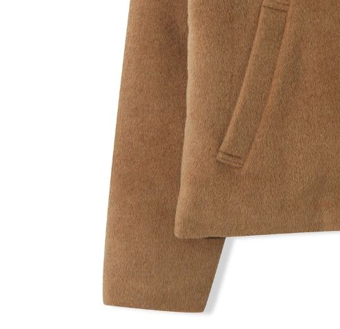 Naice wool half coat