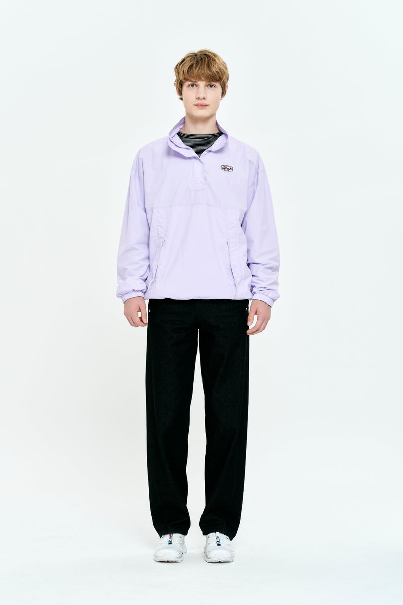 UNI LOGO WAPPEN ANORAK [LAVENDER]
