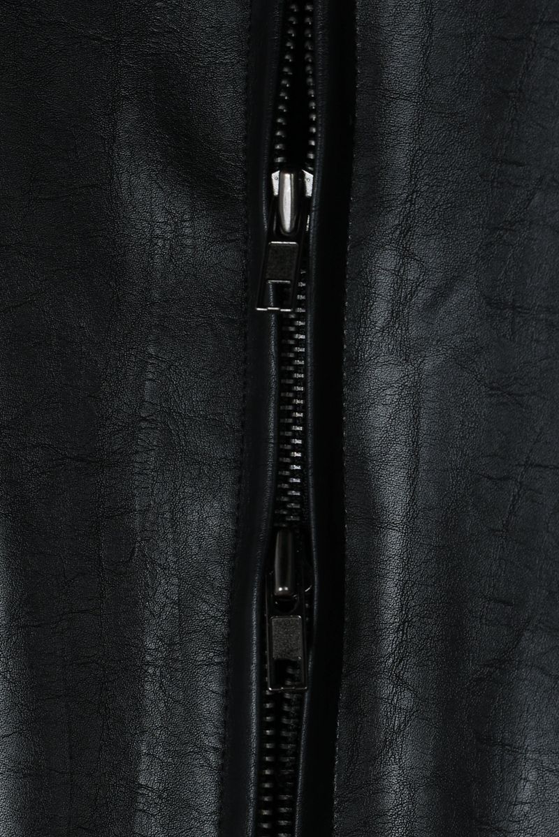 Incision Leather Jacket