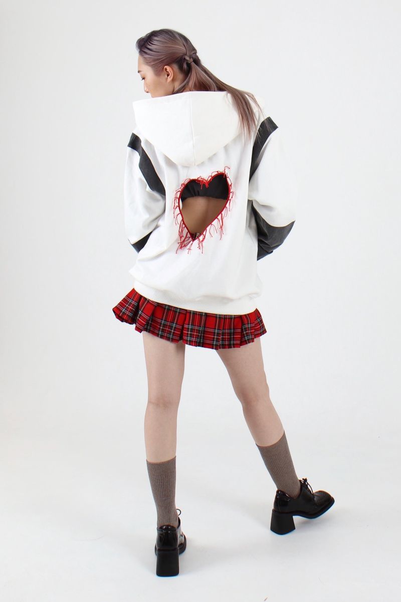 OSHIGH（オスハイ）の「LoveSick Hood Jacket (White)（Tops）」