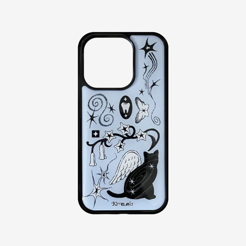 KIMCUPID（キムキューピッド）の「【MADE】 <epoxy> ピースオブドリーム (angel) - ブラック（スマホグッズ/小物）」