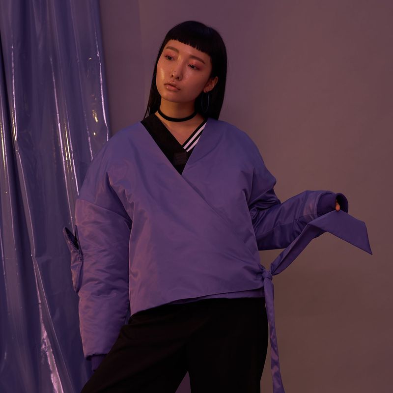 VIOLET wrap jumper