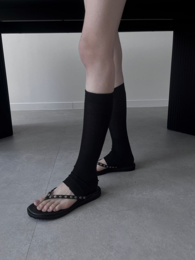 eyelet flip-flops