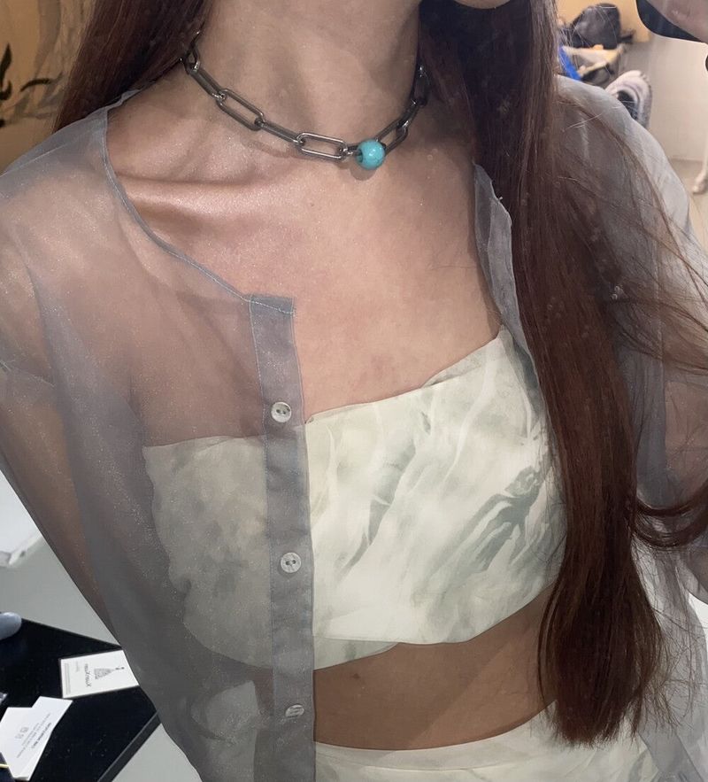 hard gemstone necklace