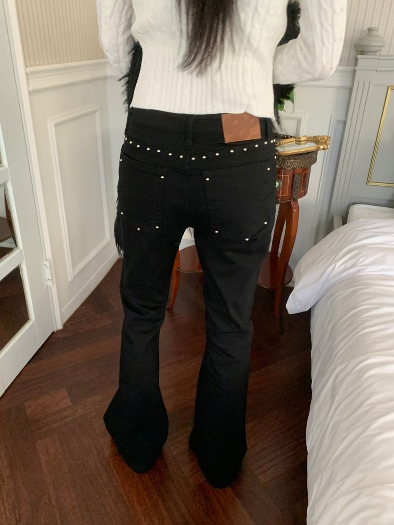 Dustline Stud Western Bootcut Long Pants