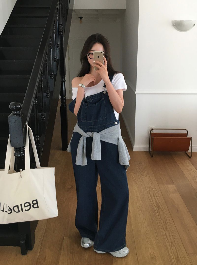 BEIDELLI（ベイデリー）の「[ORIGINAL] Good Day Overall Stripe Wide Pants（Pants）」