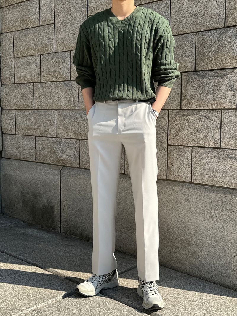 Ino Semi-Wide Slacks (3 colors)