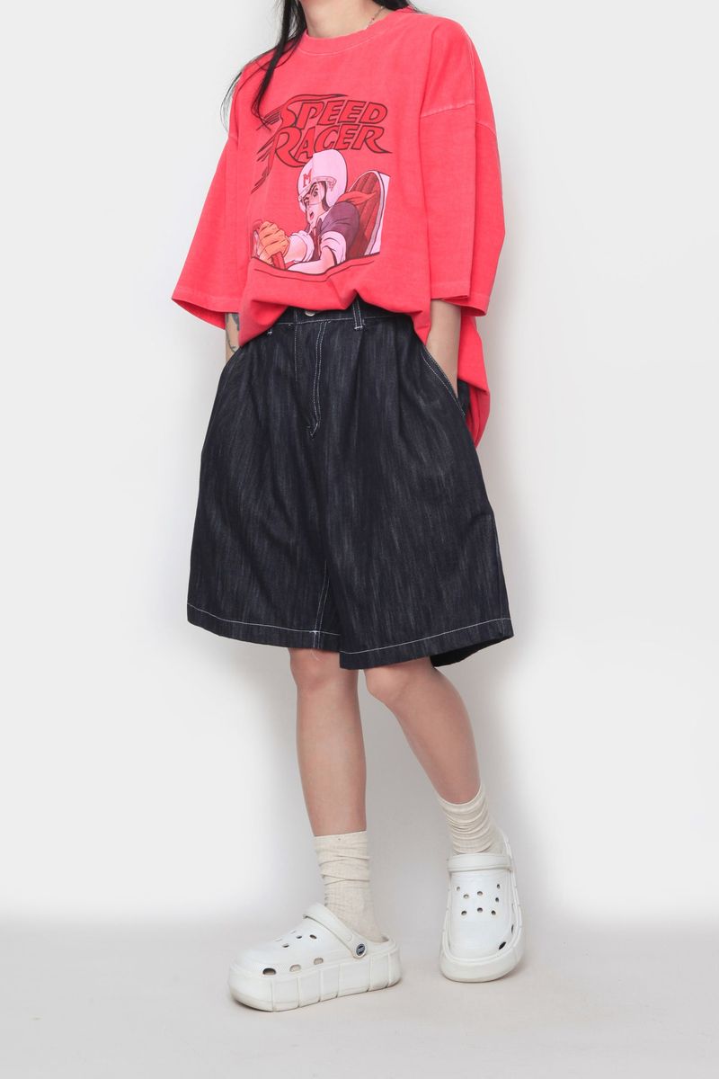 Bermuda banding half pants