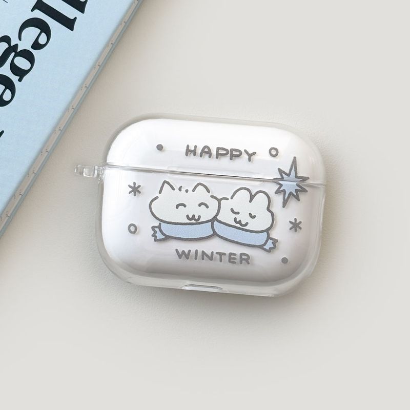 [AirPods] Winter cat hard case (only case)