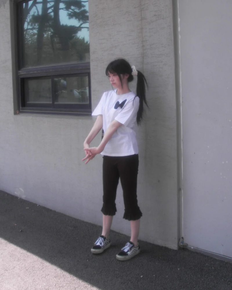 frill leggings pants