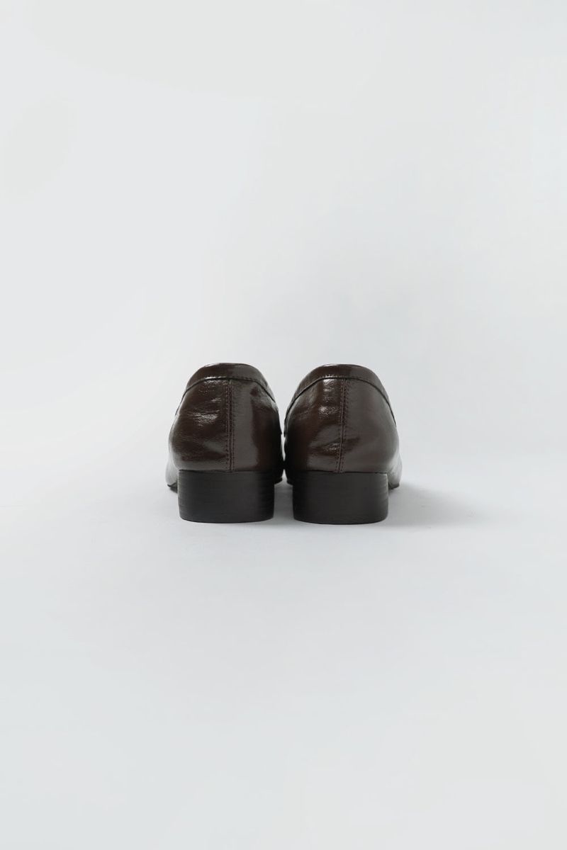 Glossy loafer_brown