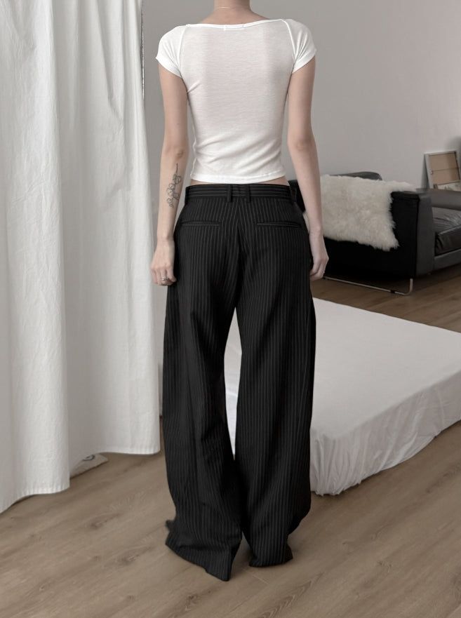 Ashe Pintuck Stripe Slacks