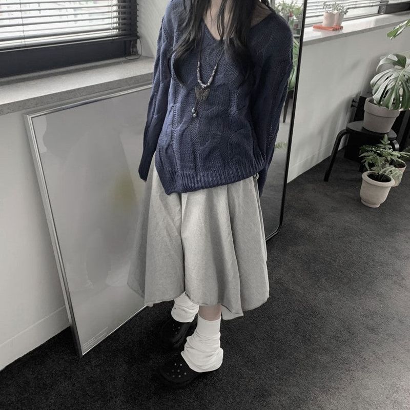 hooa unbalanced layered midi sk