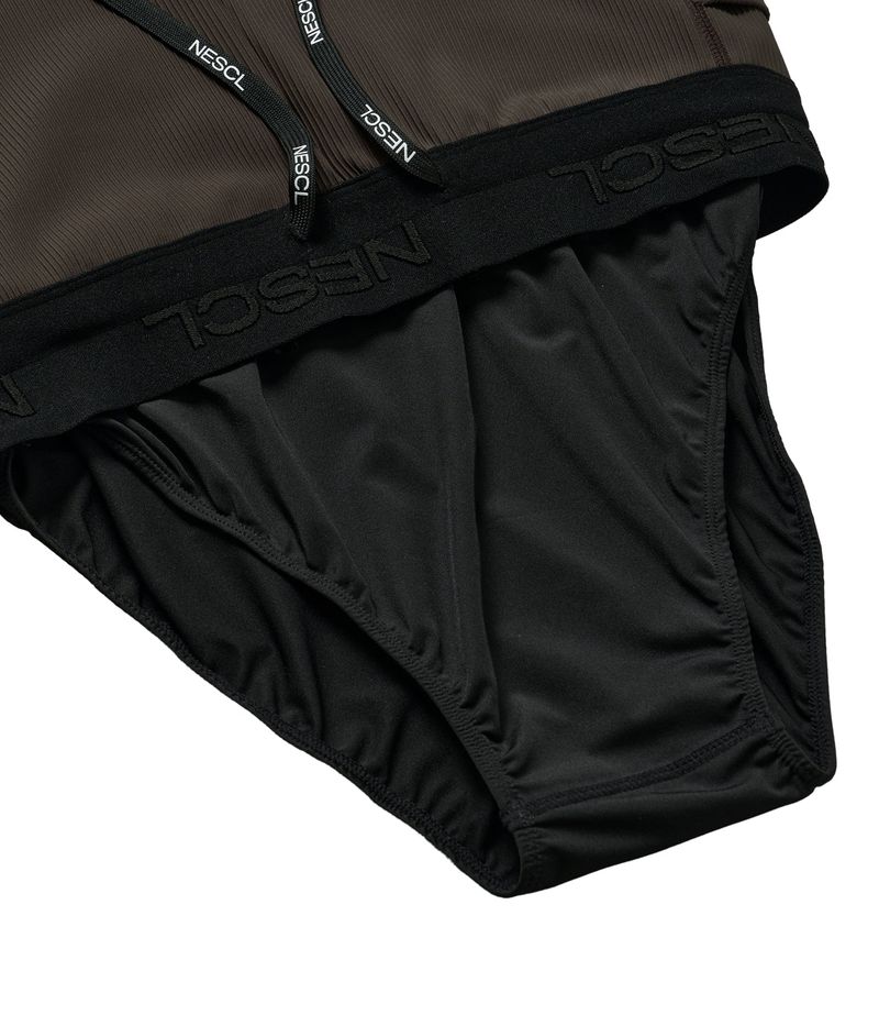 Performance Racing Logo Half Tights (Brown)