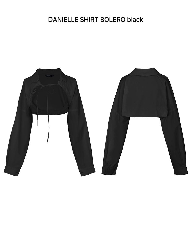 DANIELLE SHIRT BOLERO black