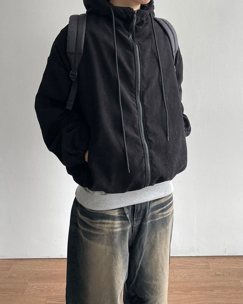 North Corduroy Hooded Jacket