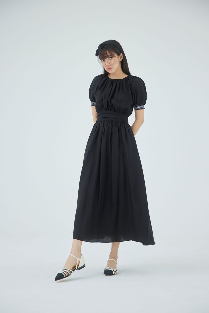 NO.4 DRESS - BLACK