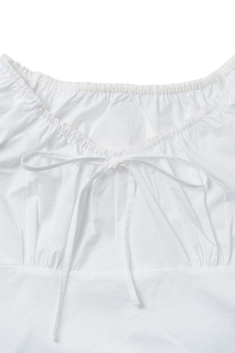 Harbor ribbon blouse_ivory