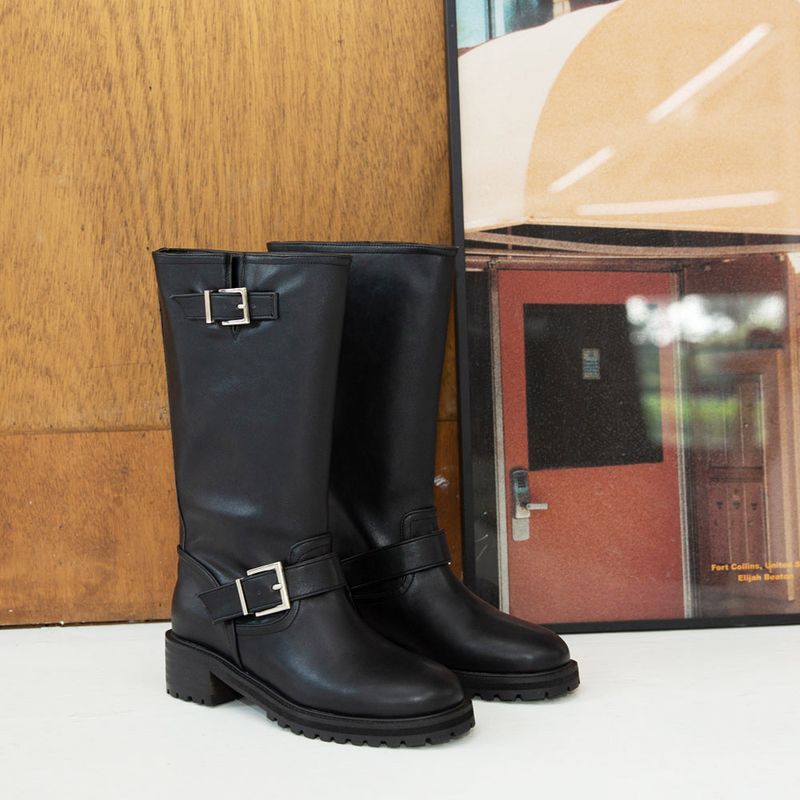 Marga Middle Biker Boots_B010_3colors_4cm