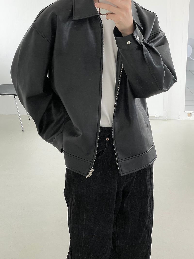 Cent Archive vegan leather jacket