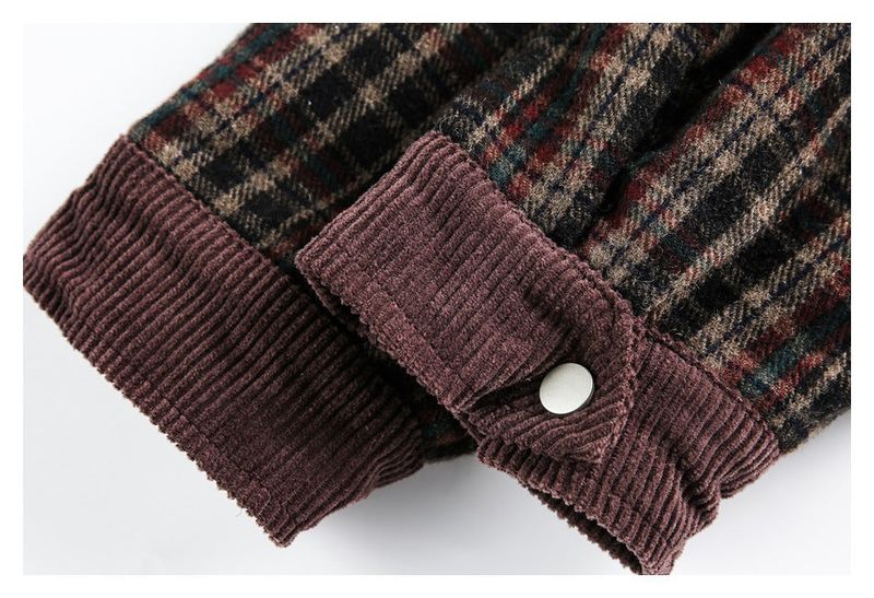 Modern Check Half-Neck Jacket 232903193