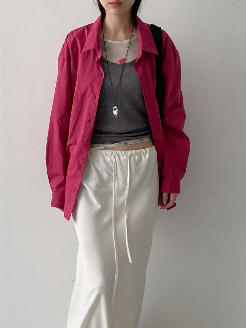 Flower See-through Layered T-shirt