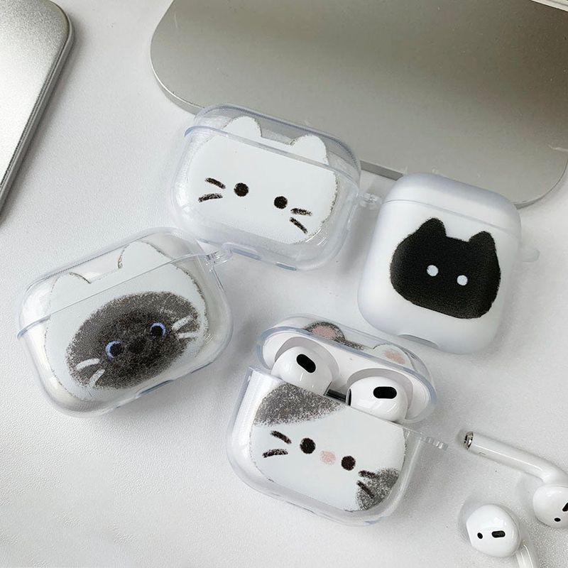 Sketch Some Cat COCO AirPods Case_Jelly