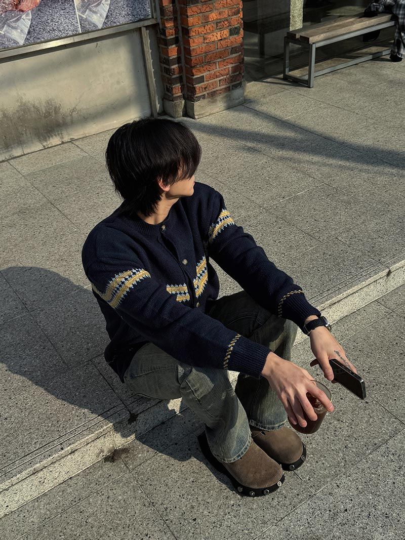 ASCLO Chain Cardigan (4color)