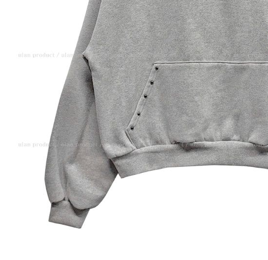 Glint Brushed Studded Hoodie