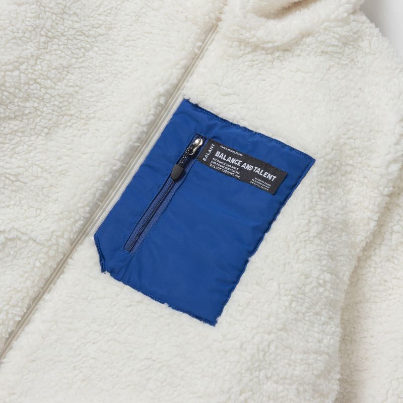 Classic Fleece Zipup Jacket - White