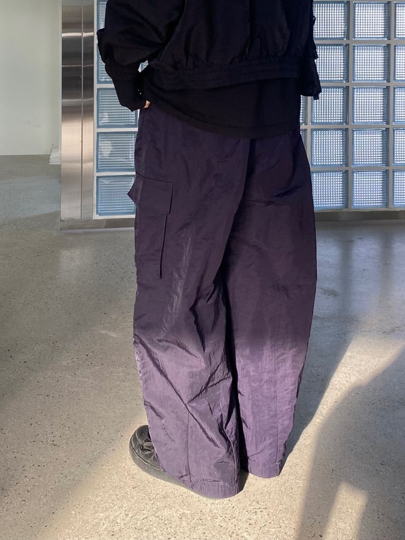 Dart Nylon Cargo Balloon Pants 2C