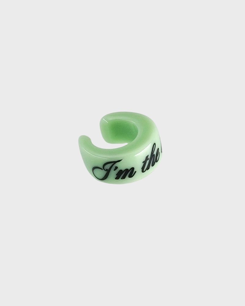 it doesn't matter.（イットダズントマッター）の「[Formica] レターイヤーカフ(Green)（アクセサリー）」