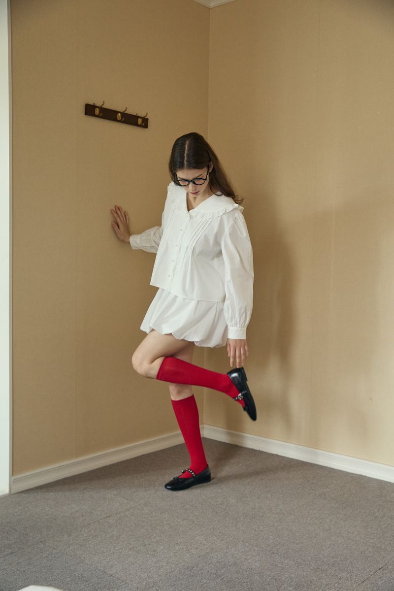 [2EA 1SET] BASIC KNEE HIGH SOCKS (5 COLORS)