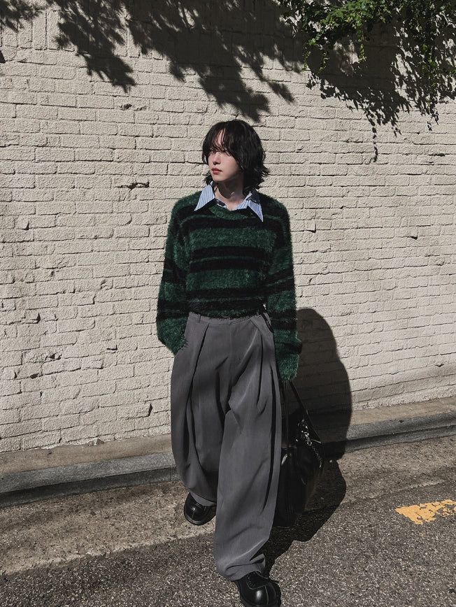 Light maxi wide slacks