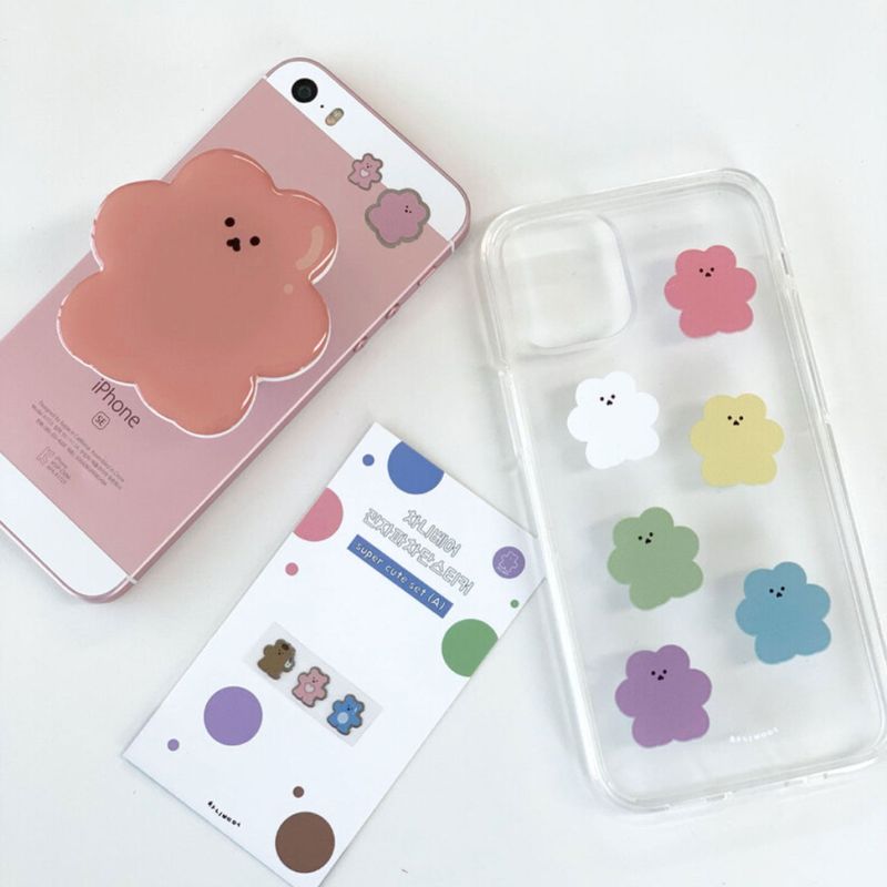Super cute chanibear Metal sticker Set A