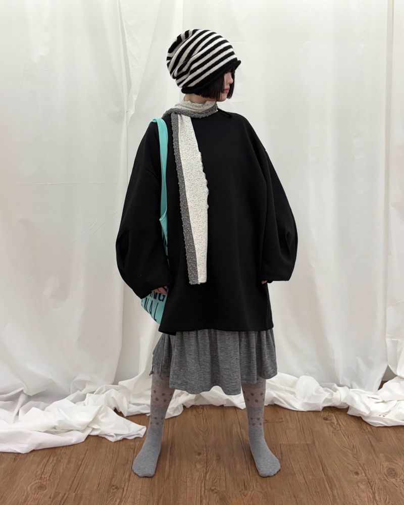 Cozy Stripe Beanie (2colors)