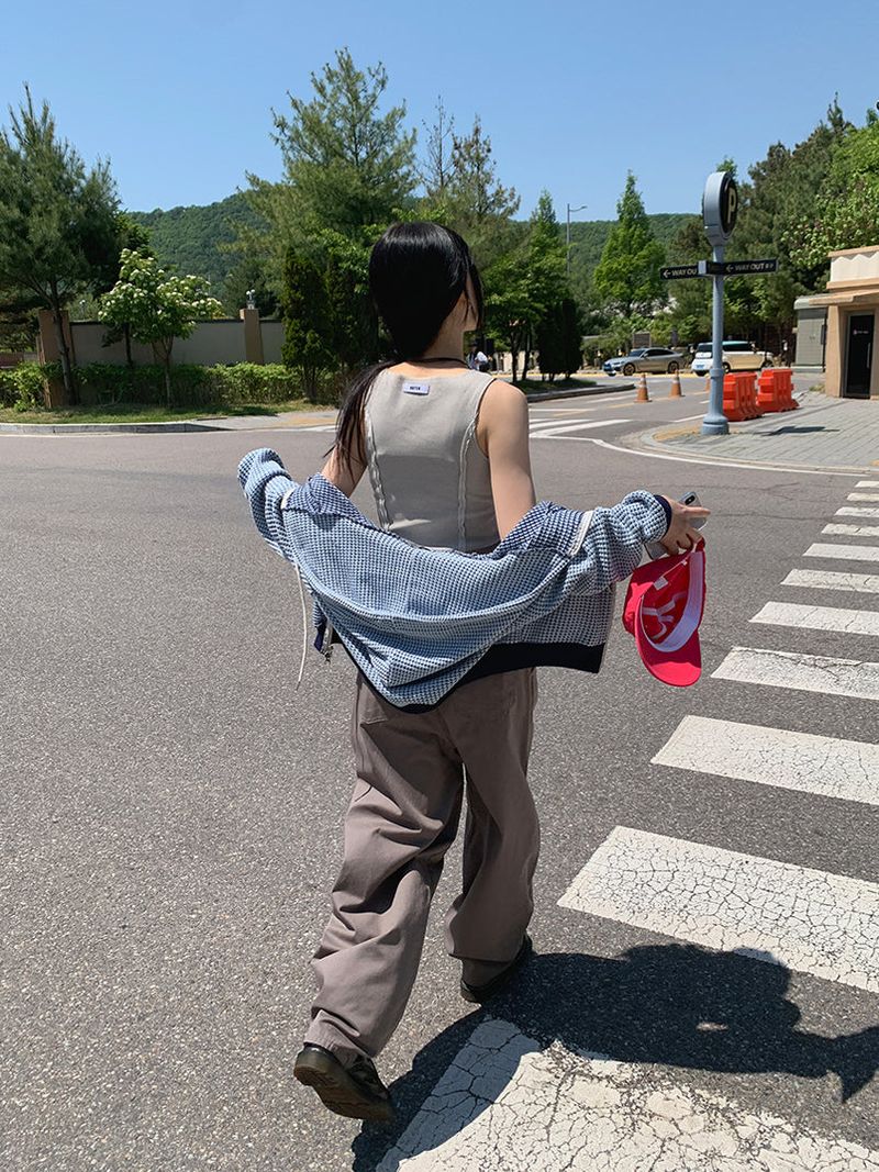 CURVED TUCK BALLOON PANTS (2C)