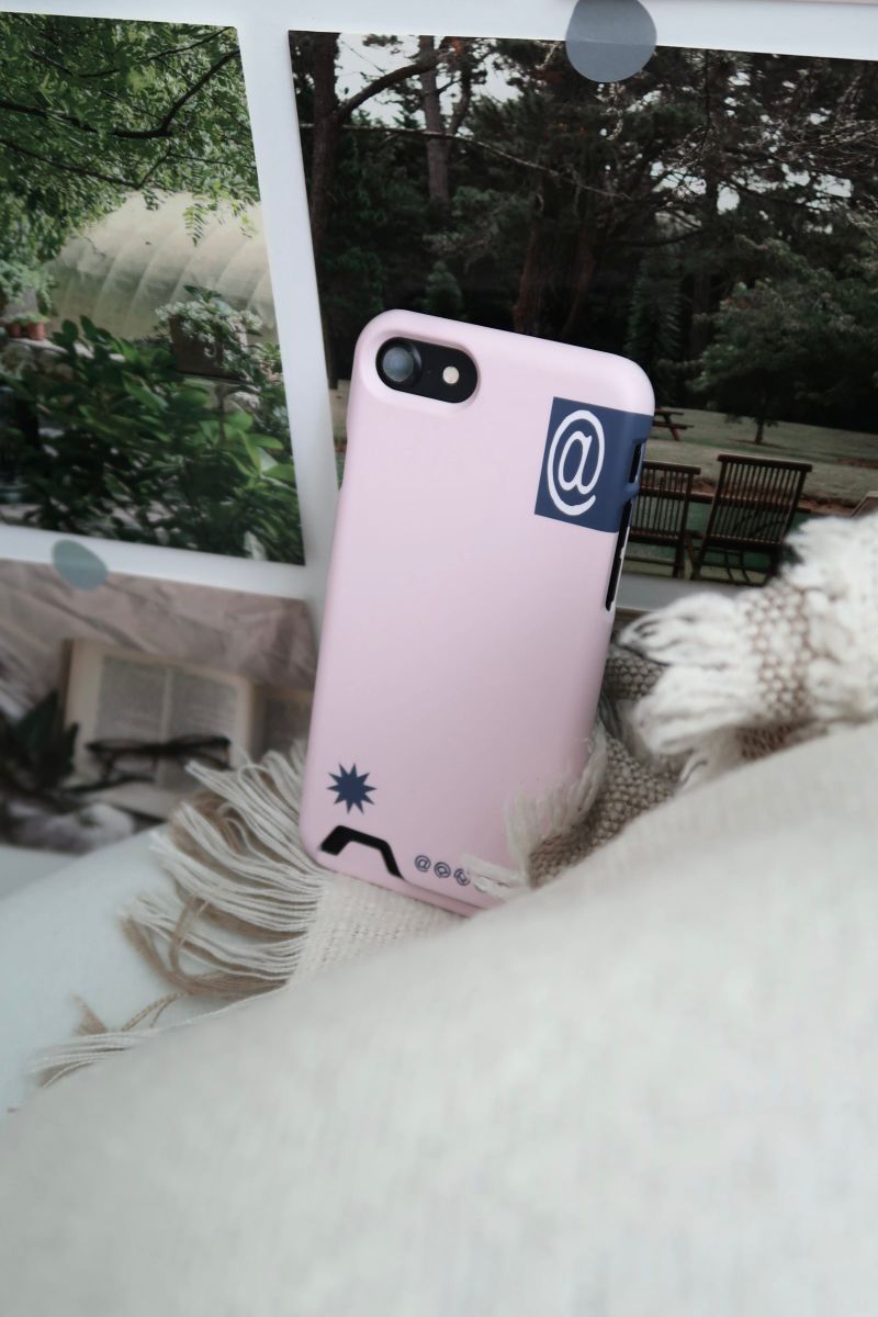 [MADE] at sign card case (pink)