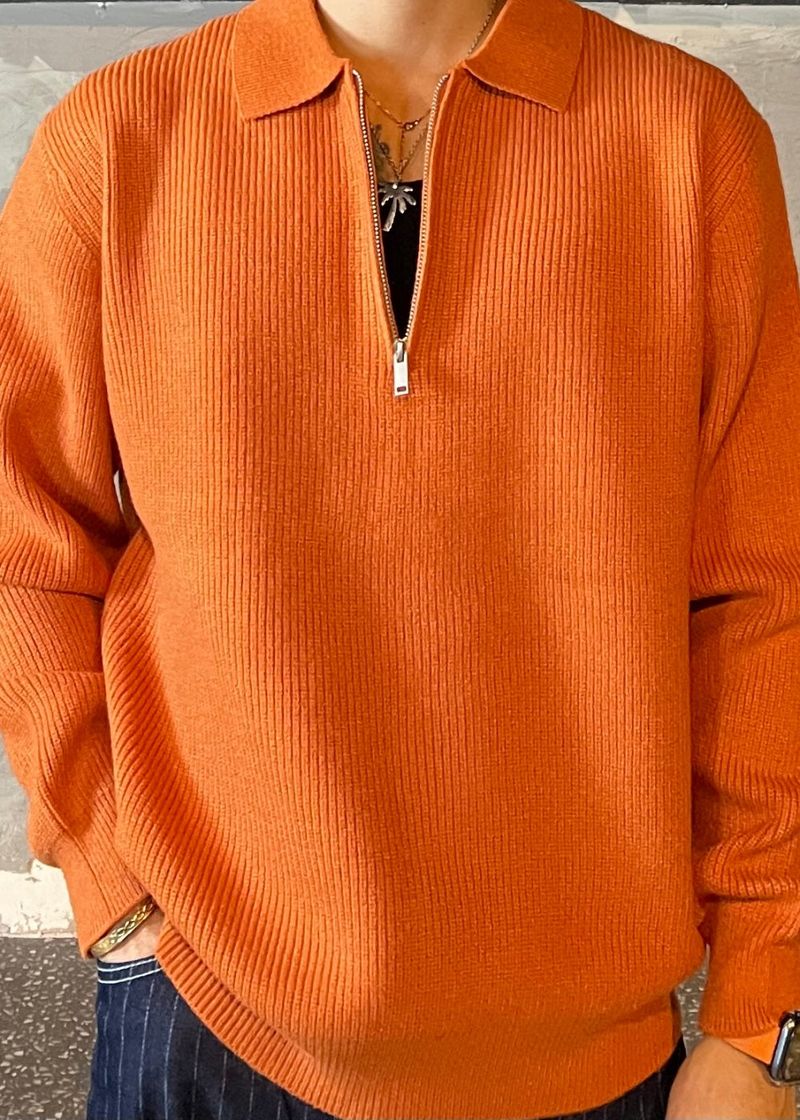 Berghazzi Semi-Zip-up Cara Knit 9COLOR