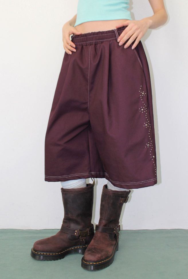 AAKE(アケ)の「STUD LINE BERMUDA PANTS (Pants)」