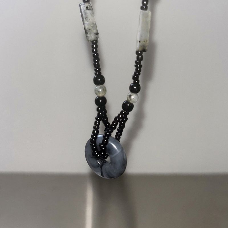 WONDER WONDER（ワンダーワンダー）の「Wipo Vintage Donut Gemstone Necklace（Accessories）」