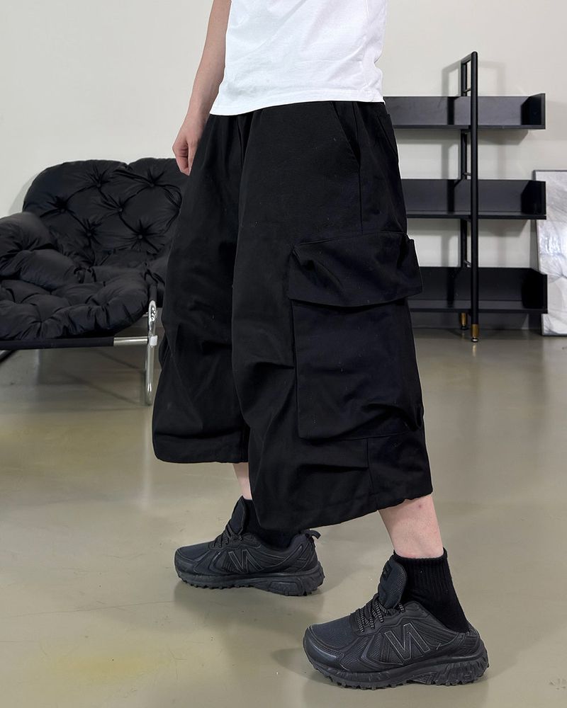 Jorbic 3D Cargo Bermuda Pants