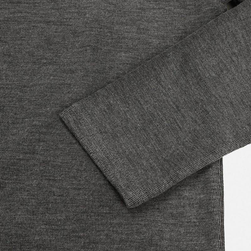 Port button layered knitwear